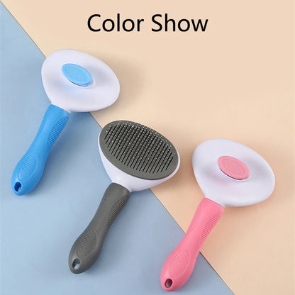 Pet Hair Remover Dog Brush Cat Comb Animal Grooming Tools Dogs Accessories Cat Pet Supplies Stainless Steel Beauty Massage Comb